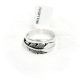 Ring Center Feather SS Sz 12.5