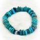 Bracelet Turquoise Flat Stones