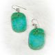 Earrings Rounded Square Turq S