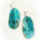 Earrings Turquoise Medium Slab