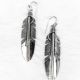 Earrings SS Long Feathers