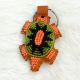 Keychain Turtle Leaf Green