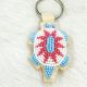 Keychain Turtle BabyBlue/White