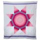 Star Quilt Purple Border Pink