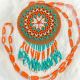 Medallion Bright Org/Wht/Teal