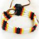 CHOKER Black/Red/Yellow