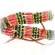 CHOKER Blk/Gold/Maroon