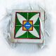 Parfleche Box Green Flower