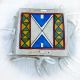 Parfleche Box Blue Triangles