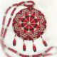 Medallion Red Red Black Clear
