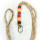 Lanyard Leather & B/R/Y/O Bead