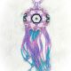 Dream Catcher Purples&Aqua Bea