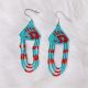 Earrings MMIW Turquoise Beaded