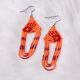 Earrings MMIW ORANGE Beaded