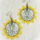 Earrings DC Sunflower Beaded