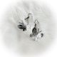 Earrings Stamped Butterflies