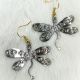 Earrings Dragonflies Stamped S