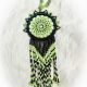 Dream Catcher Lime Gr/Blk Bead