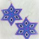 Earrings Pur/Blu Morning Star