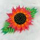 HAIR Sunflower Orange Bead