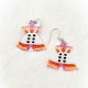 Earrings Pink Tipi Small