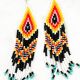 Earrings Triangle Multicolor