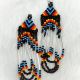 Earrings Long Clear Multi-Bead