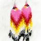 Earrings MW Pink Multi Bead