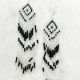Earrings Black/Silver/Wht 11 R