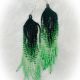 Earrings Grass Grn/Dark Grn 11