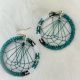 Earrings RND DC Emerald Grn