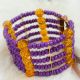 Bracelet Purple 5 Layer Beaded