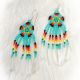 Earrings MW Turquoise Dentaliu