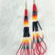 Earrings LONG R/B/W/Y/O