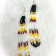 Earrings Br/Bl/W/Y Dentalium