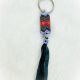Keychain Purple Cylinder Beade