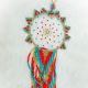 Dream Catcher Gold Red Teal