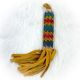 Key Chain Bright Beaded Leathe
