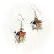 Earrings Turtle/Medicine Wheel