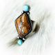 Ring Boulder Turquoise Diamond