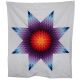 Star Quilt O/Rust/Purp/Blues