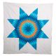 Star Quilt BLUES & Orange