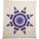 Star Quilt Pink/Pur/Blue Cream