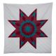Star Quilt Plum, Maroon & Teal