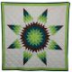 Star Quilt Lime/Emerald/Brw/Cr
