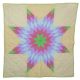 Star Quilt Pastels on Yellow